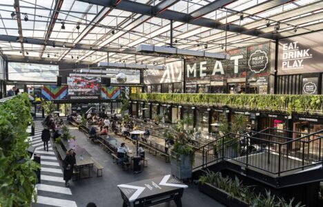 Inside Boxpark a food and drink market in London who have announced a new launch in Liverpool Baltic Triangle