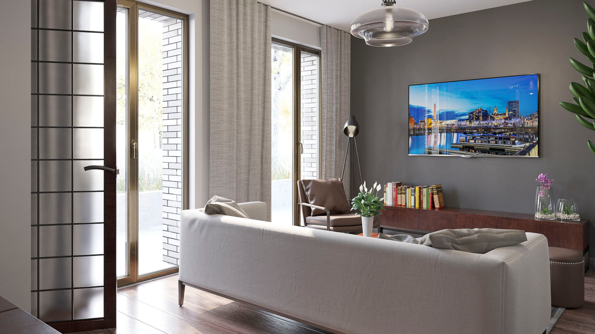 Central Park Townhouse Living Room