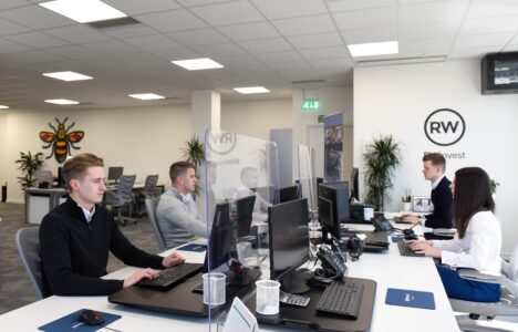 Sales team at RWinvest Manchester