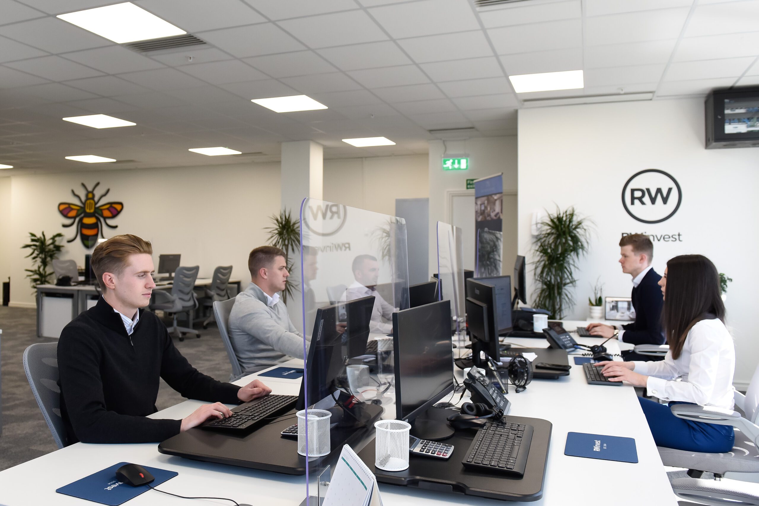 Sales team at RWinvest Manchester