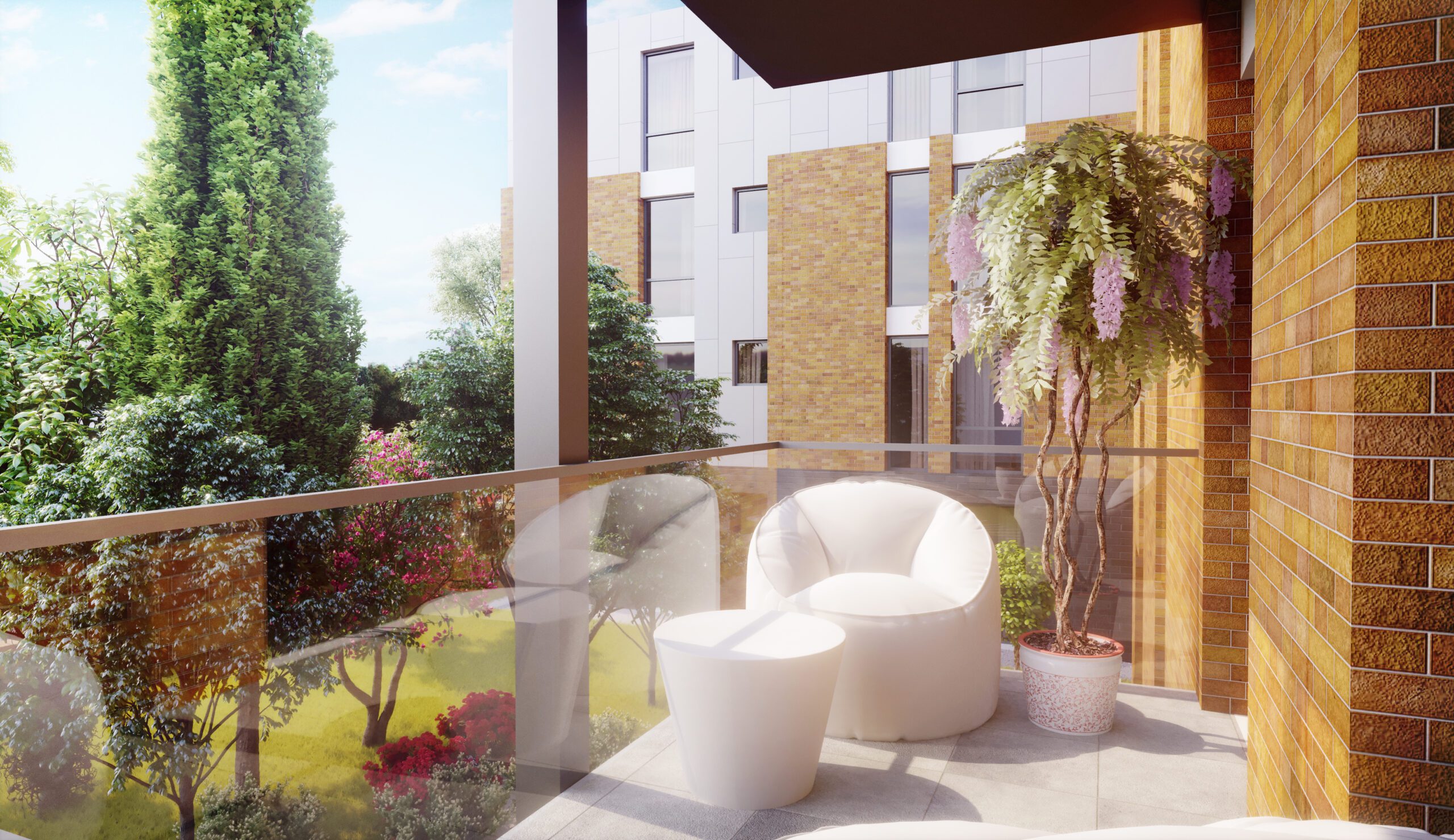 City terraces exterior