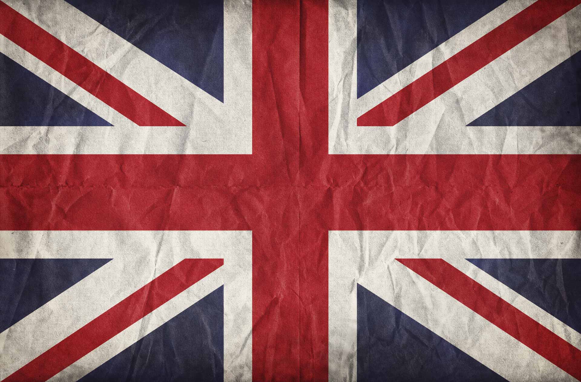 Union Jack flag representing UK property market