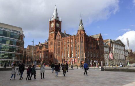 University of Liverpool located in Knowledge Quarter regeneration zone
