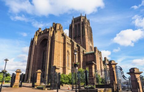 Anglican Cathedral in Liverpool, UK where property growth is attracting investors