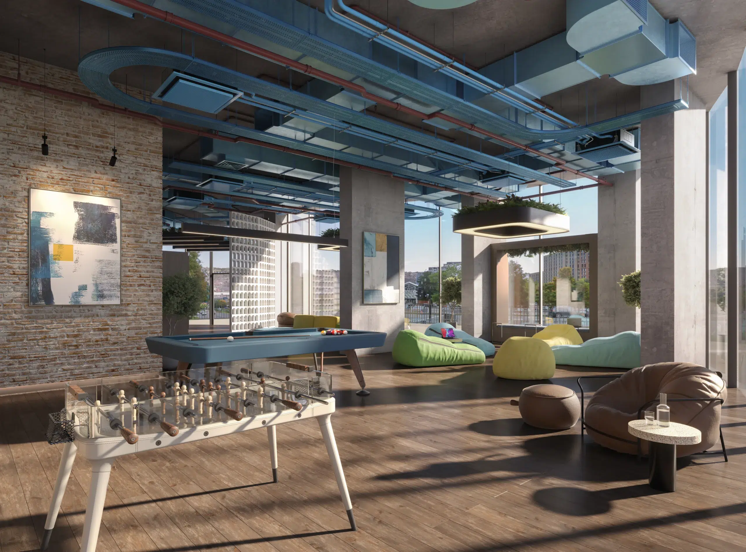 Langford Tower Games Rooms