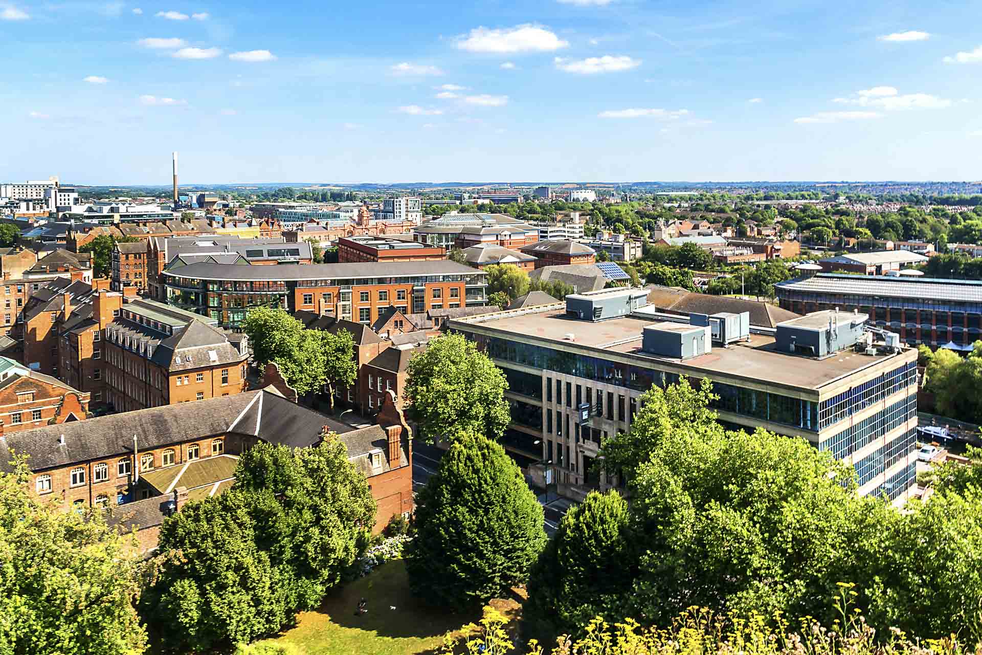 View of Nottingham skyline