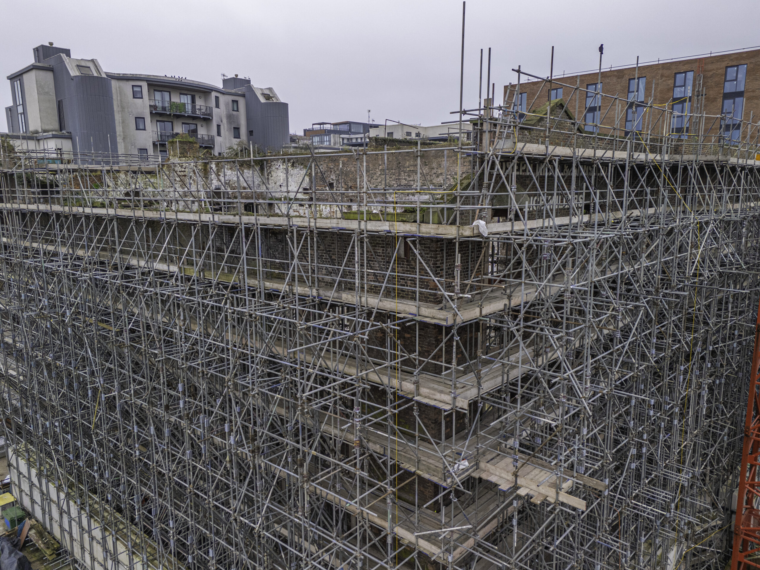 Image showing construction progress at Central Park Liverpool development