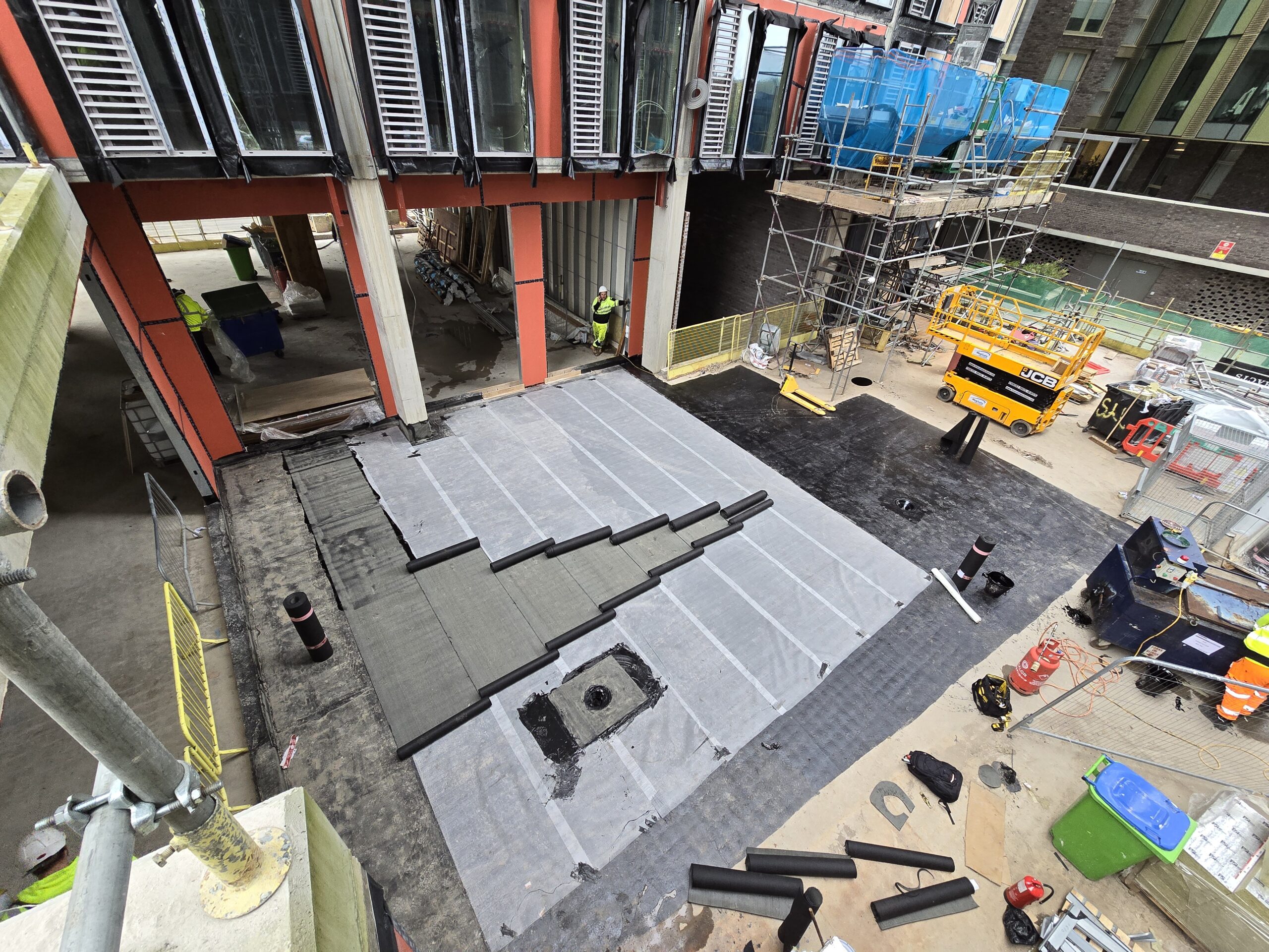 Image showing construction progress at Embankment Exchange Manchester development