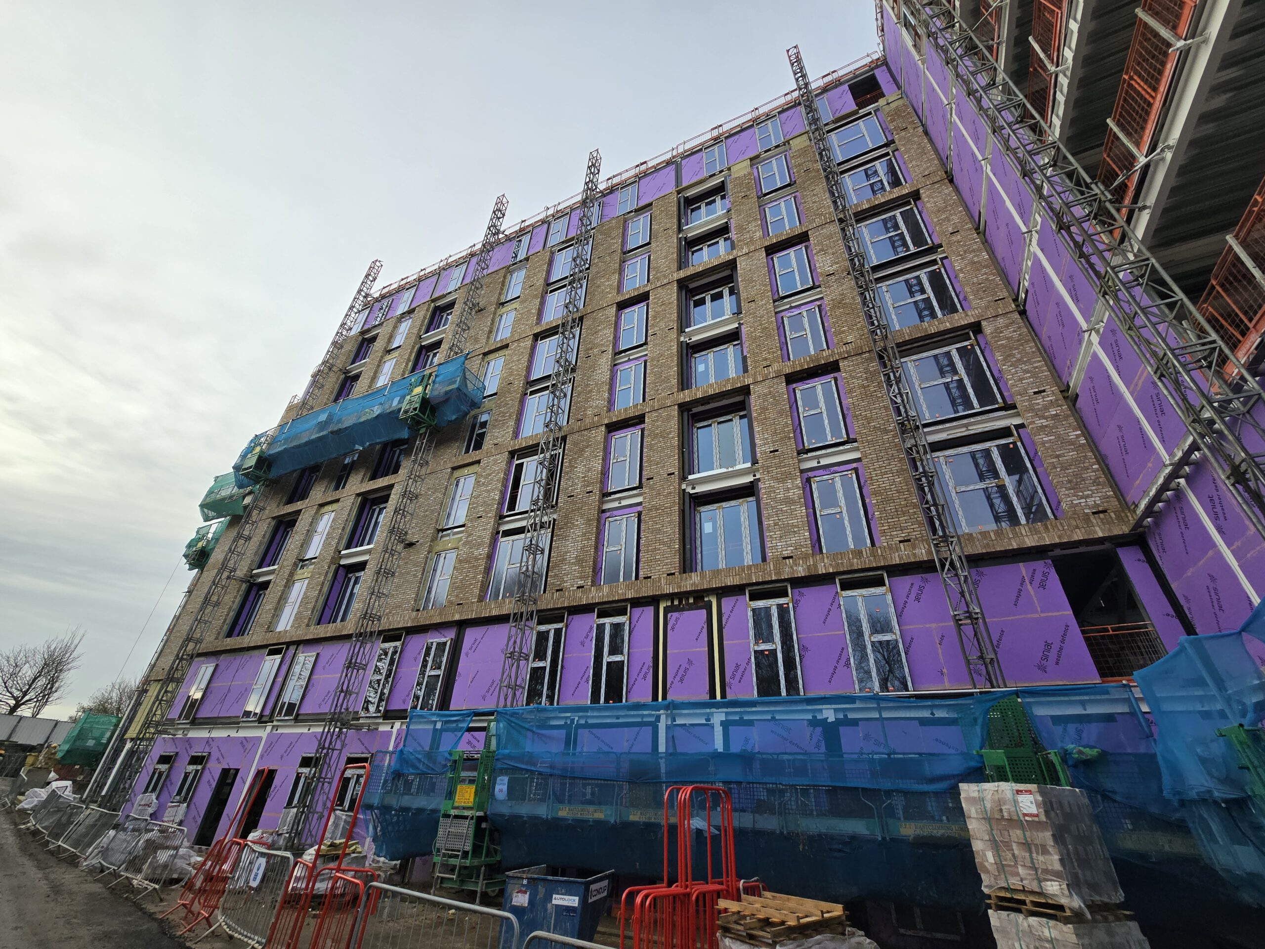 Image of construction of Central Park development