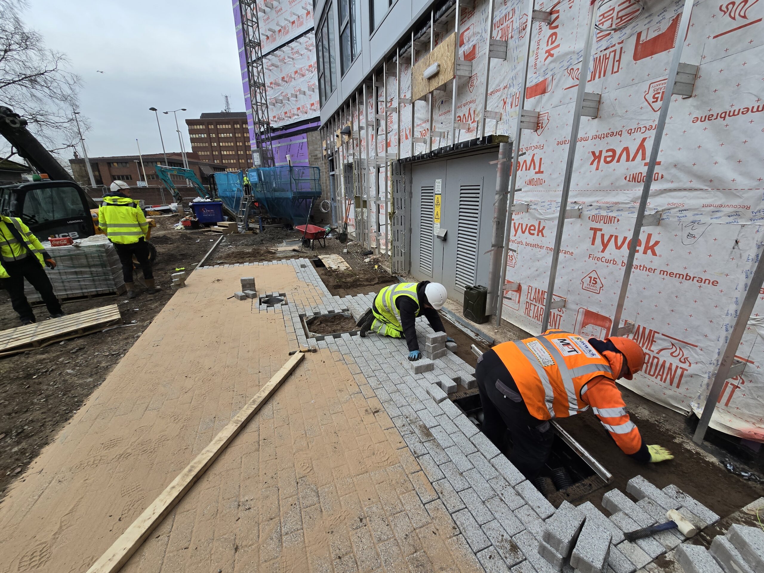Image of construction progress at One Park Lane development, Liverpool