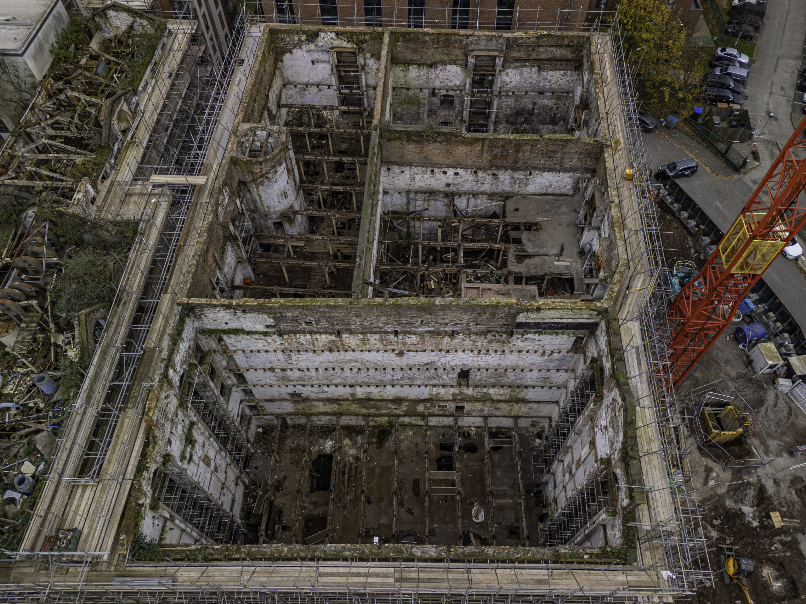 Image showing construction progress at Central Park Liverpool development