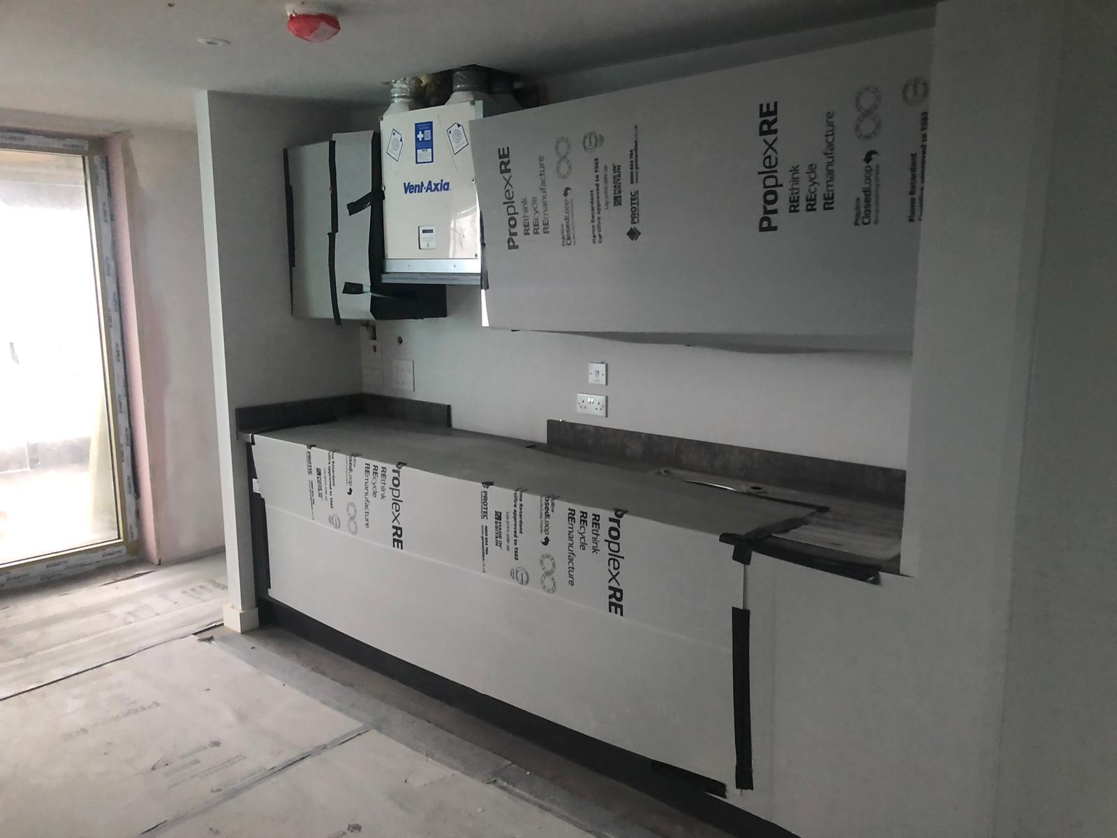 Image showing construction progress at the Hive Luton development