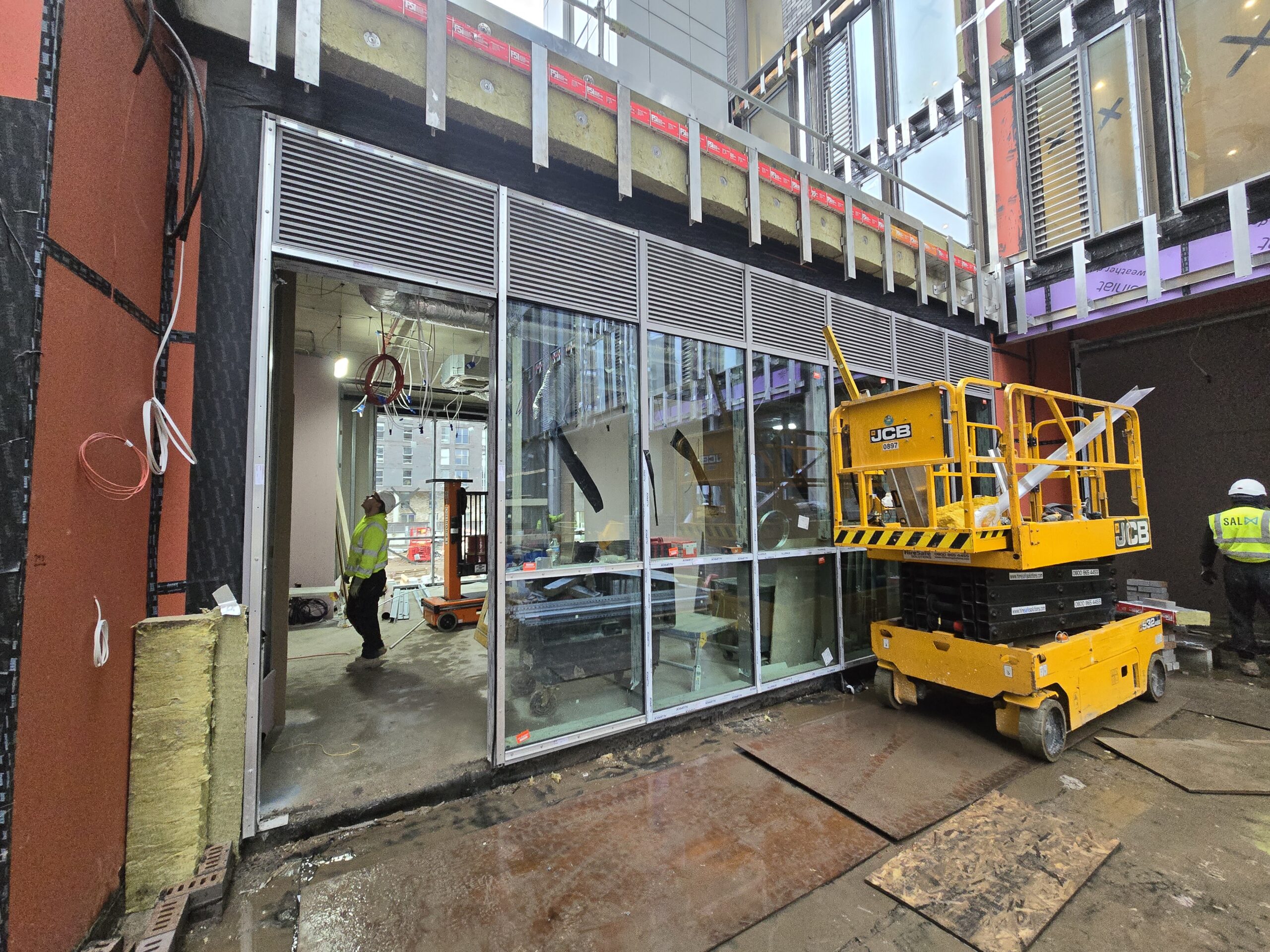 Image showing construction progress at Embankment Exchange Manchester development