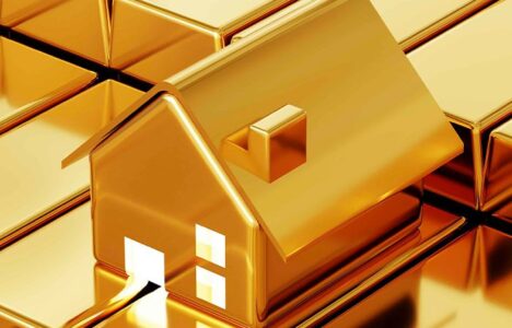 House built with gold