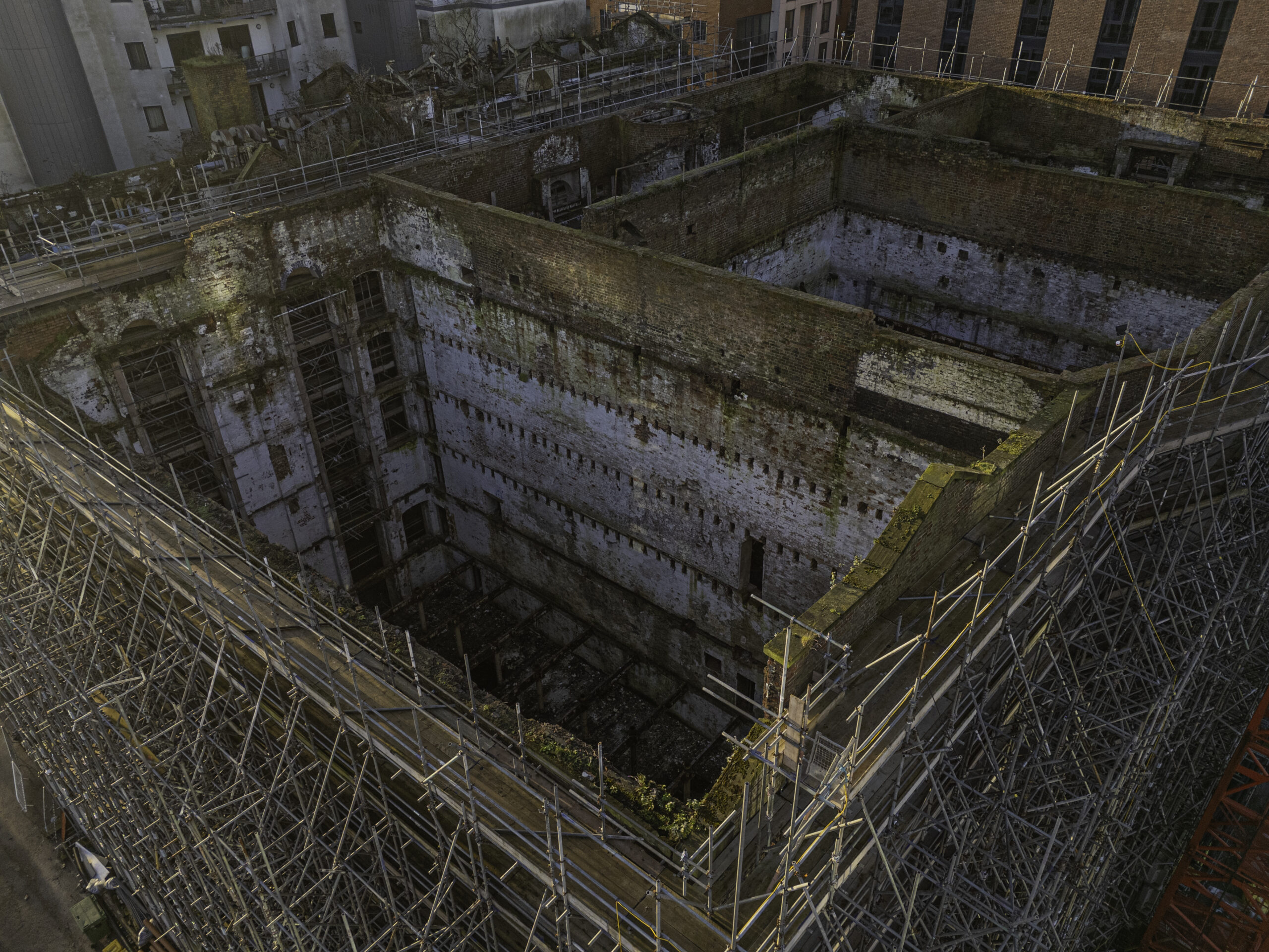 Image showing construction progress at the Mill Liverpool development