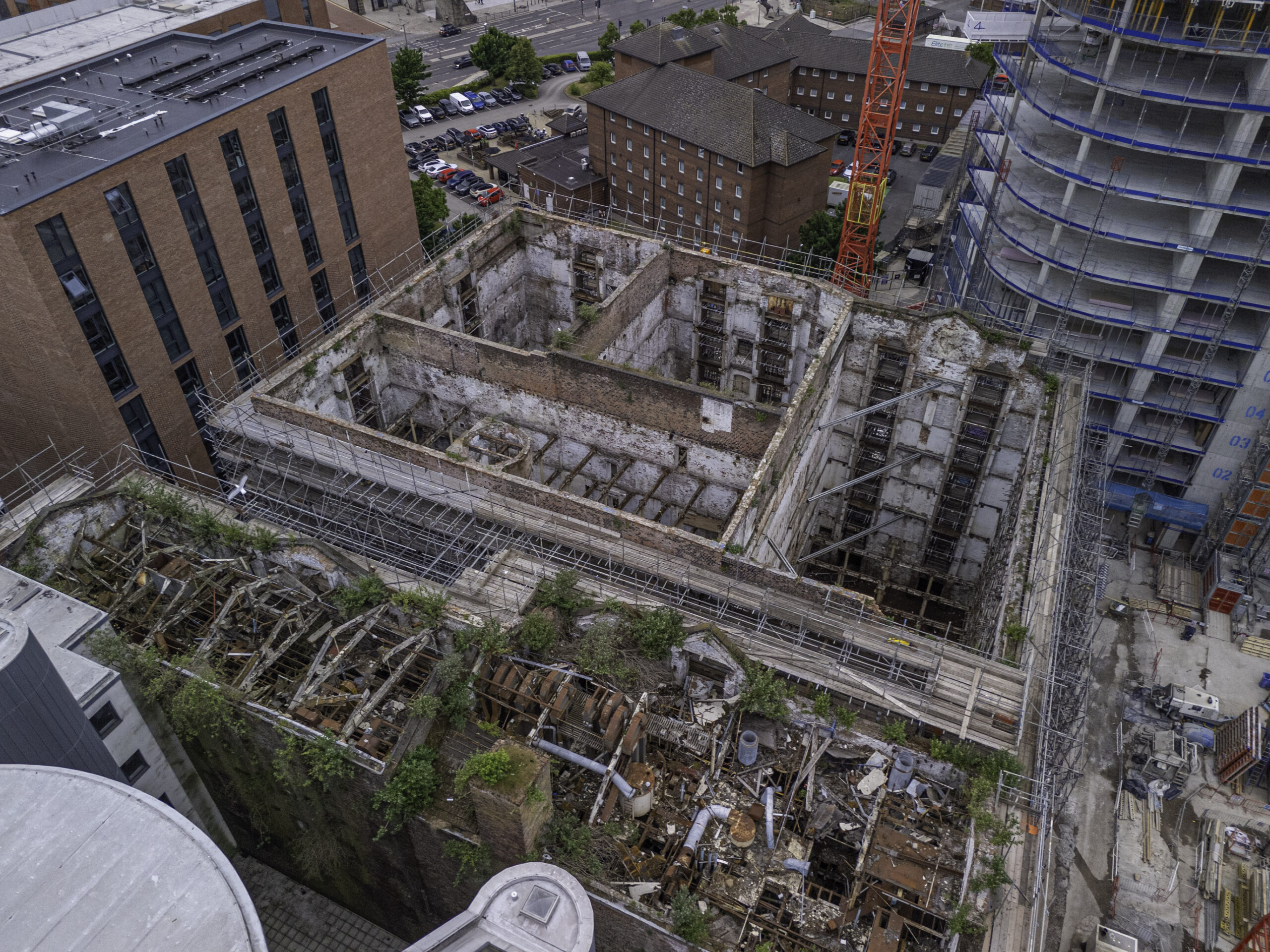Image showing construction progress for The Mill Liverpool development