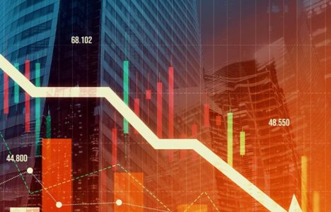 arrow-falls-decline-decrease