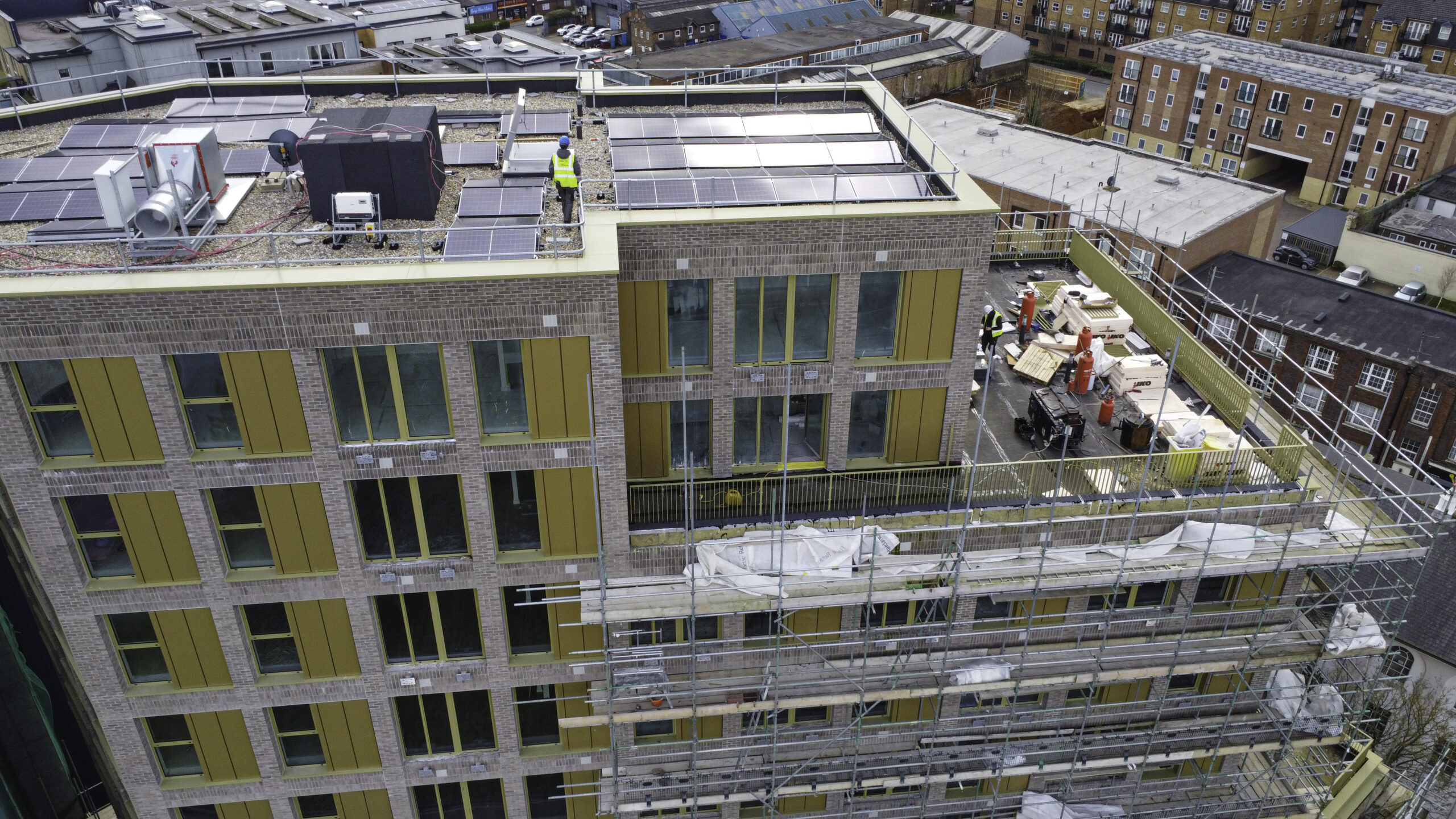 Construction progress photo for the Hive Luton