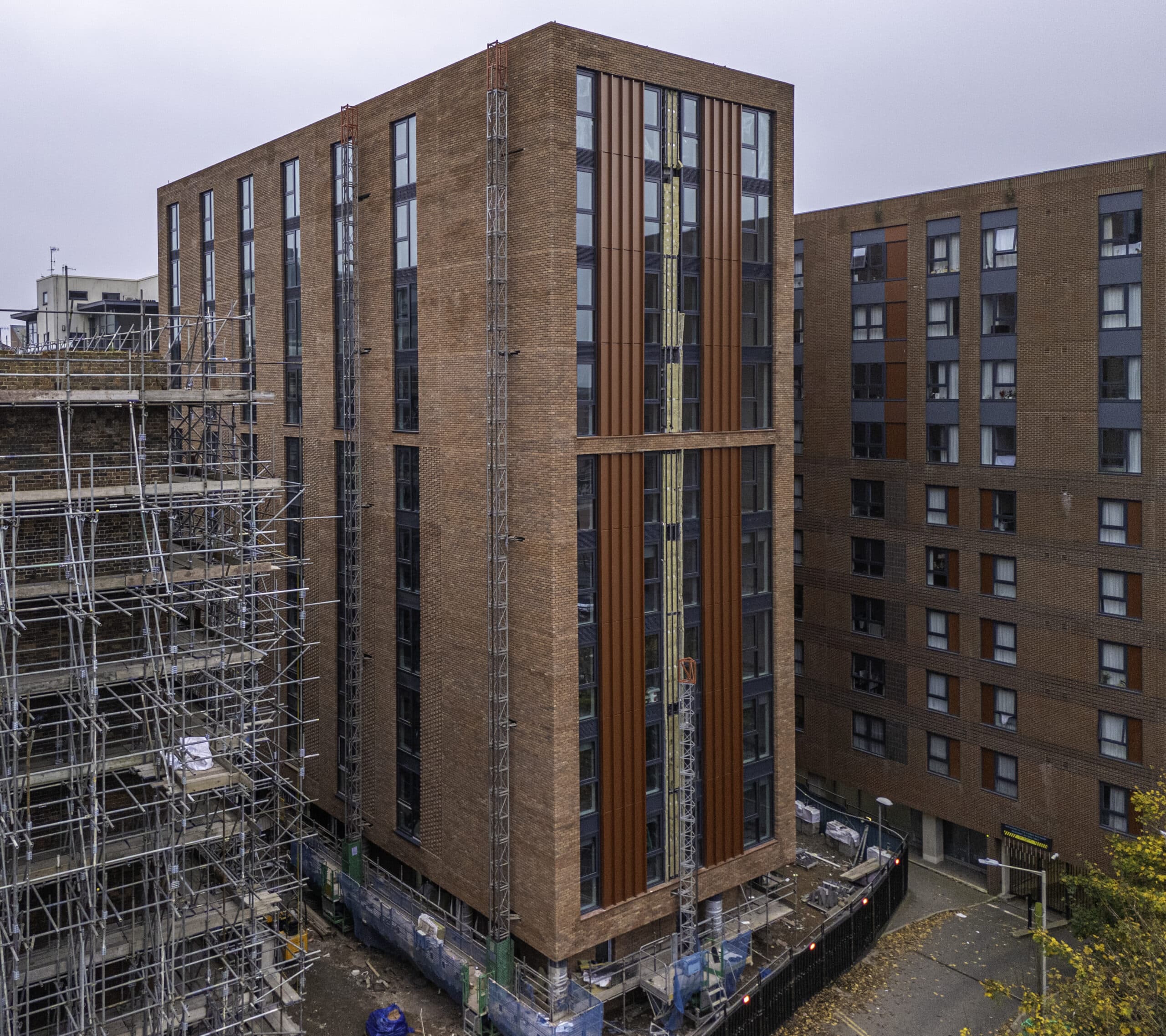 Image showing construction progress at Millers Place