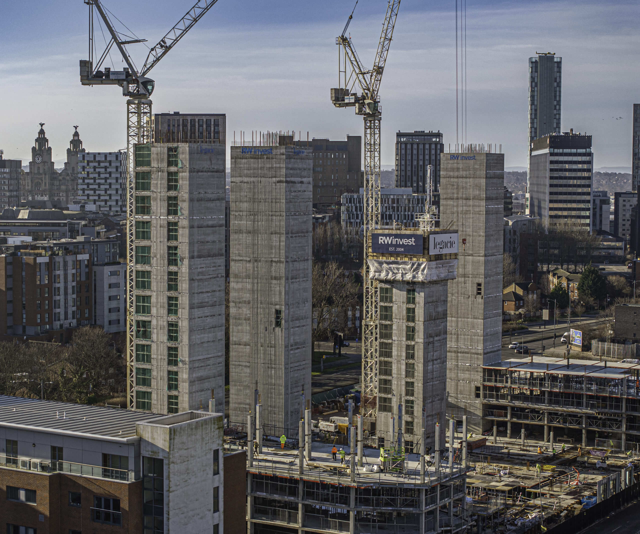 Image showing construction progress for the Gateway Liverpool development