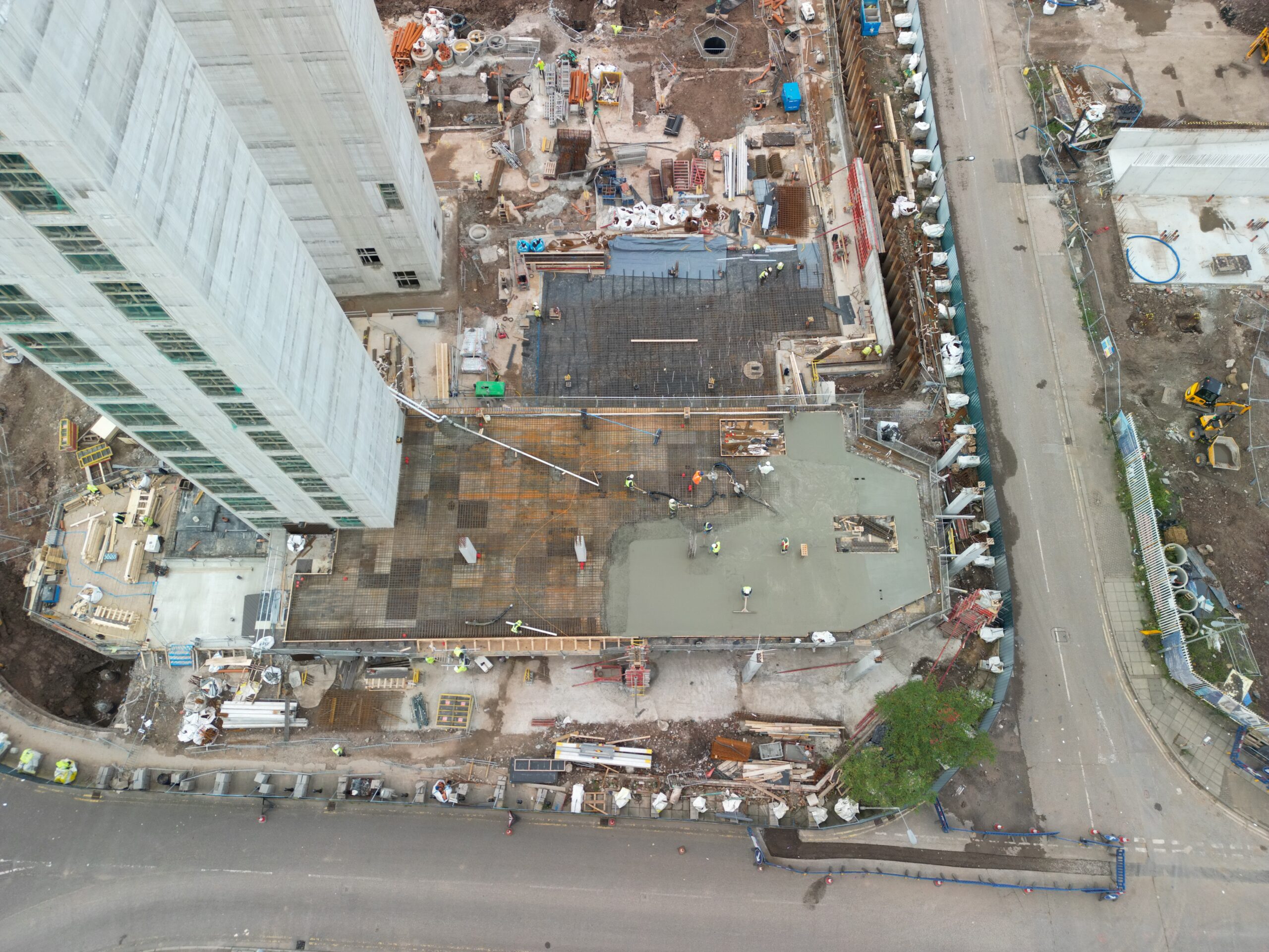 Image showing construction progress at The Gateway Liverpool development
