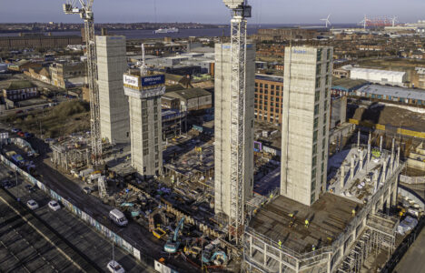 Image showing construction progress for the Gateway Liverpool development