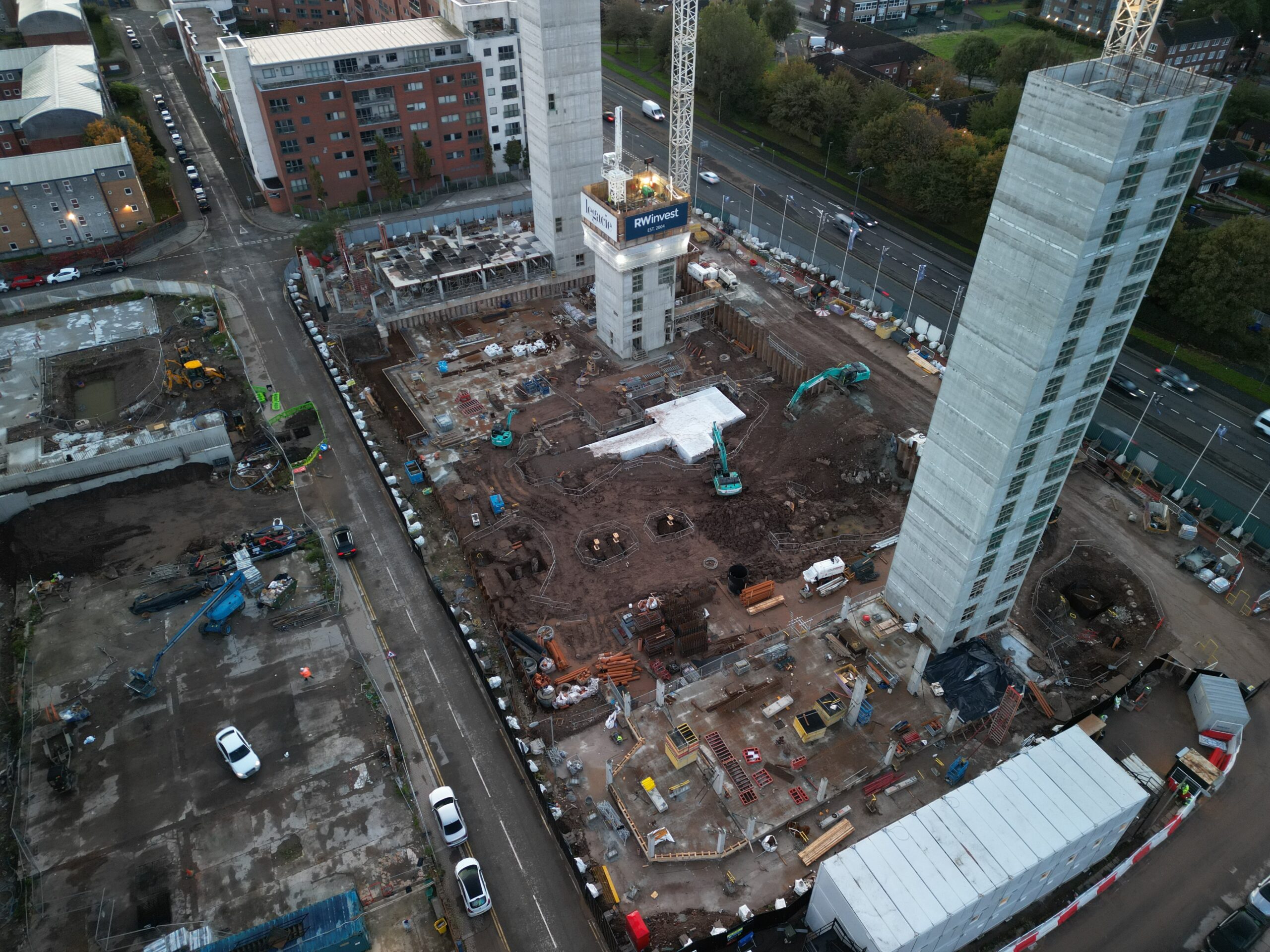 Image showing construction progress at The Gateway Liverpool development