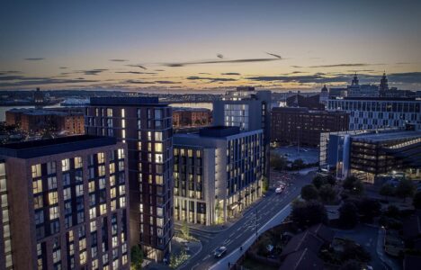 one park lane at sunset