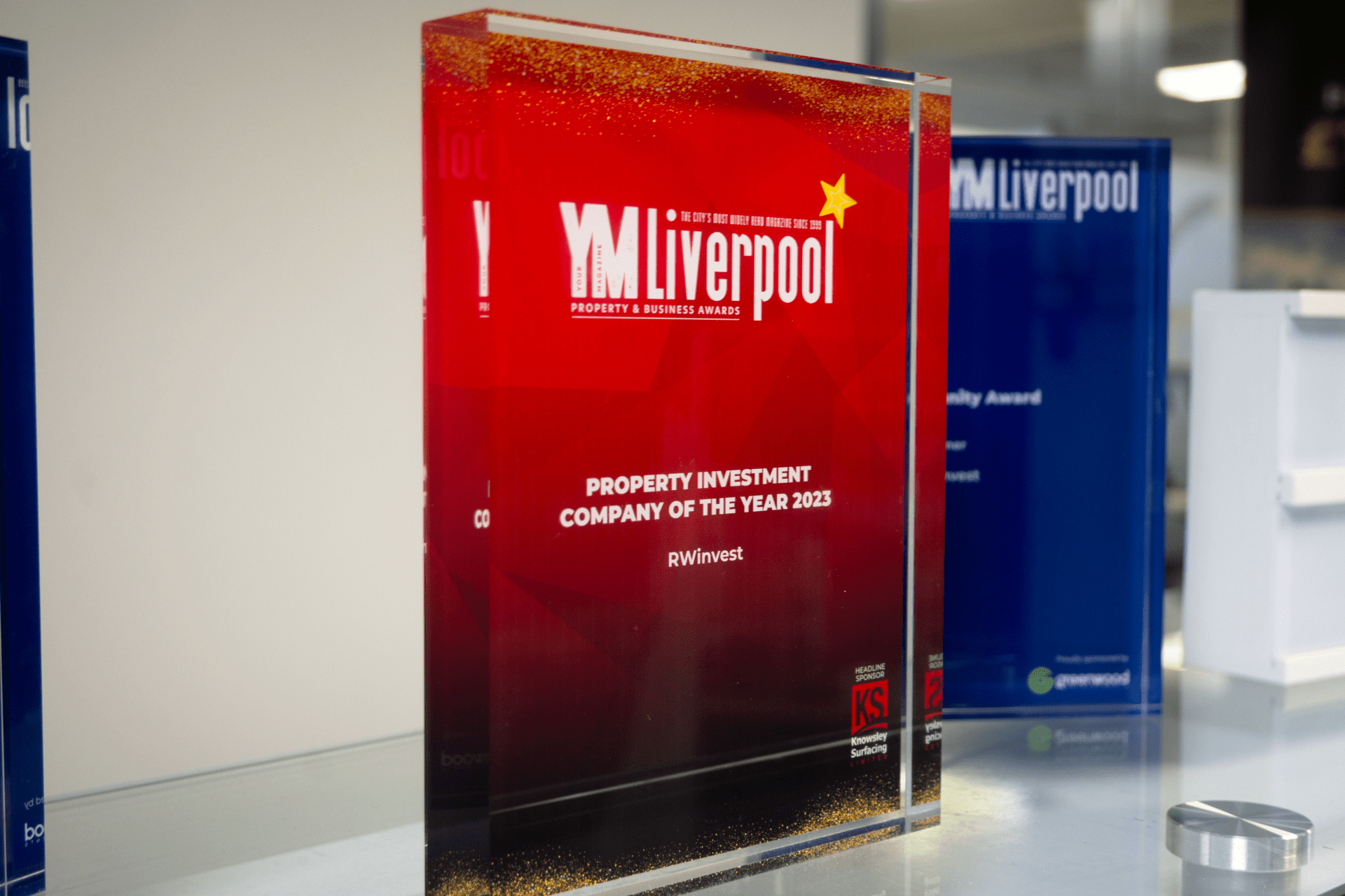 Award for Property Investment Company of the Year 2023 awarded to RWinvest