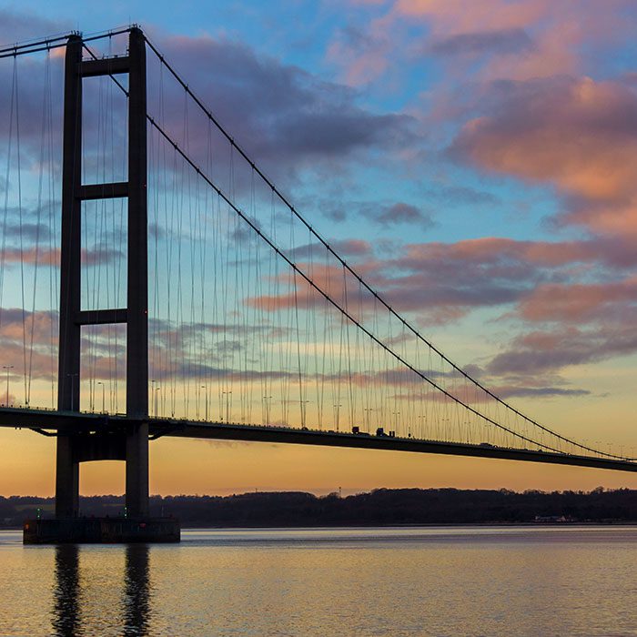 Kingston-Upon-Hull Bridge view