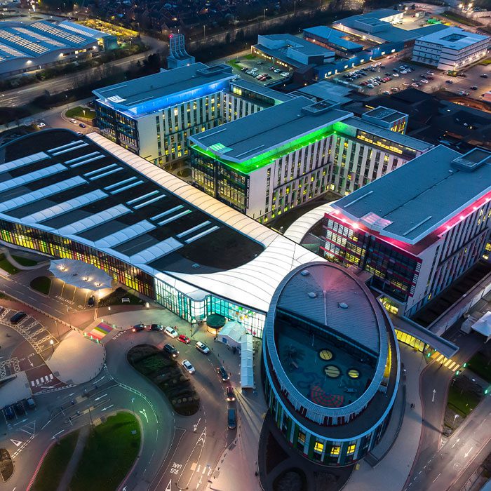 Mansfield Aerial View