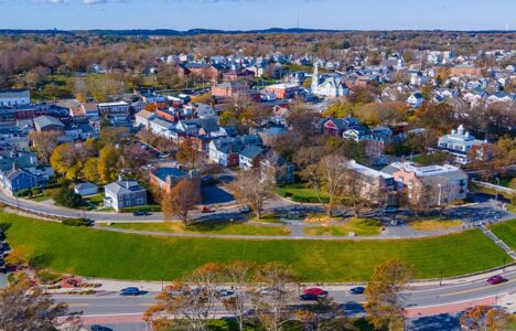 Plymouth aerial view