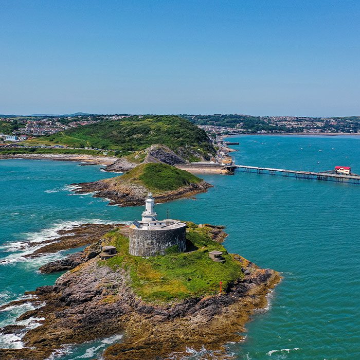 Swansea8---Mumbles aerial view