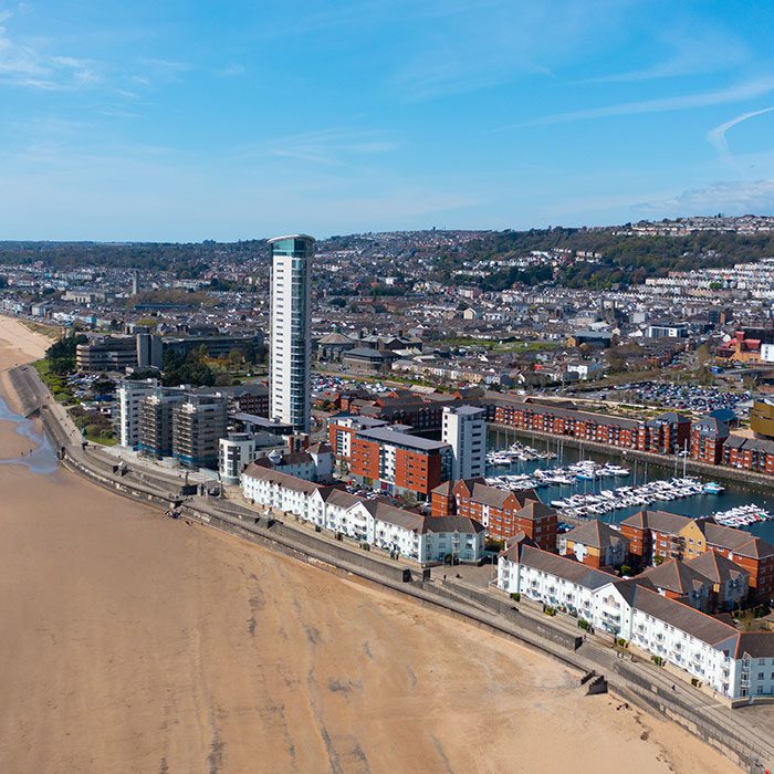 Swansea Aerial View