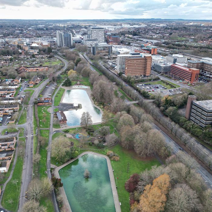 Basingstoke aerial view