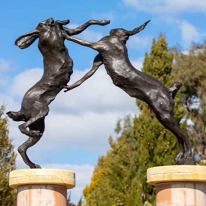 Chelmsford rabbit statues