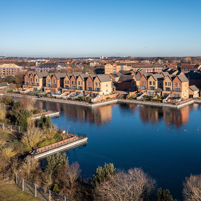 Doncaster aerial view