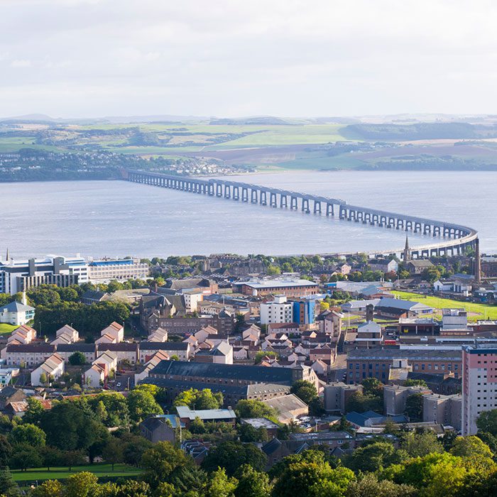 Dundee aerial view