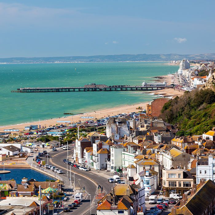 Hastings aerial view