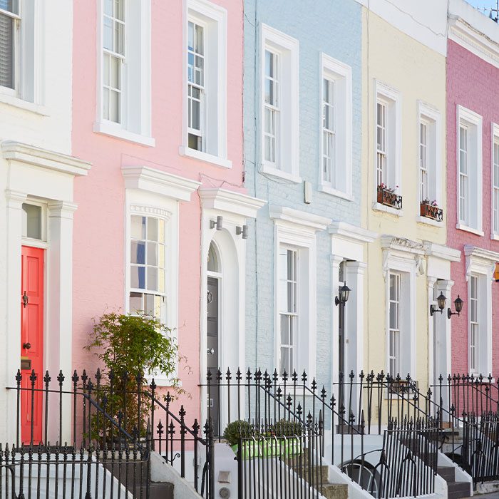 Chelsea colourful buildings