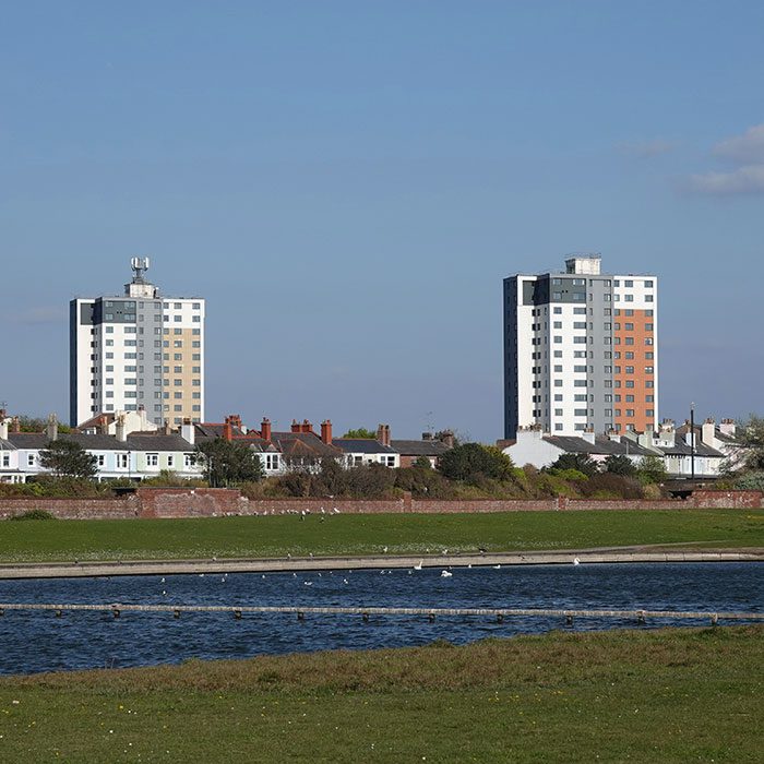 Crosby residential area