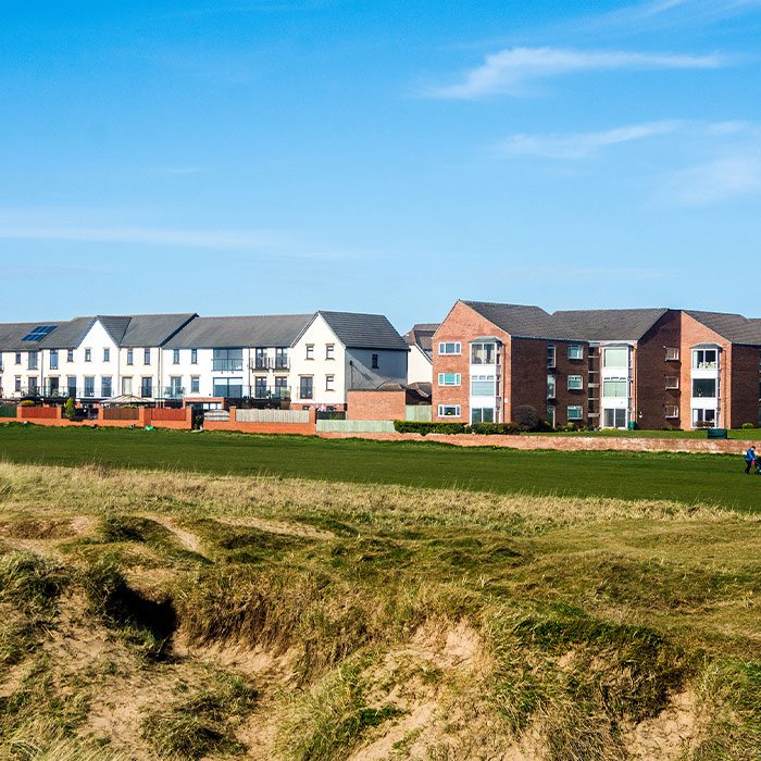 Crosby residential area