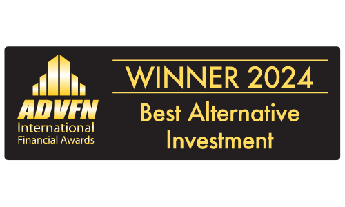 Logo for 2024 Best Alternative Investment award given to RWinvest