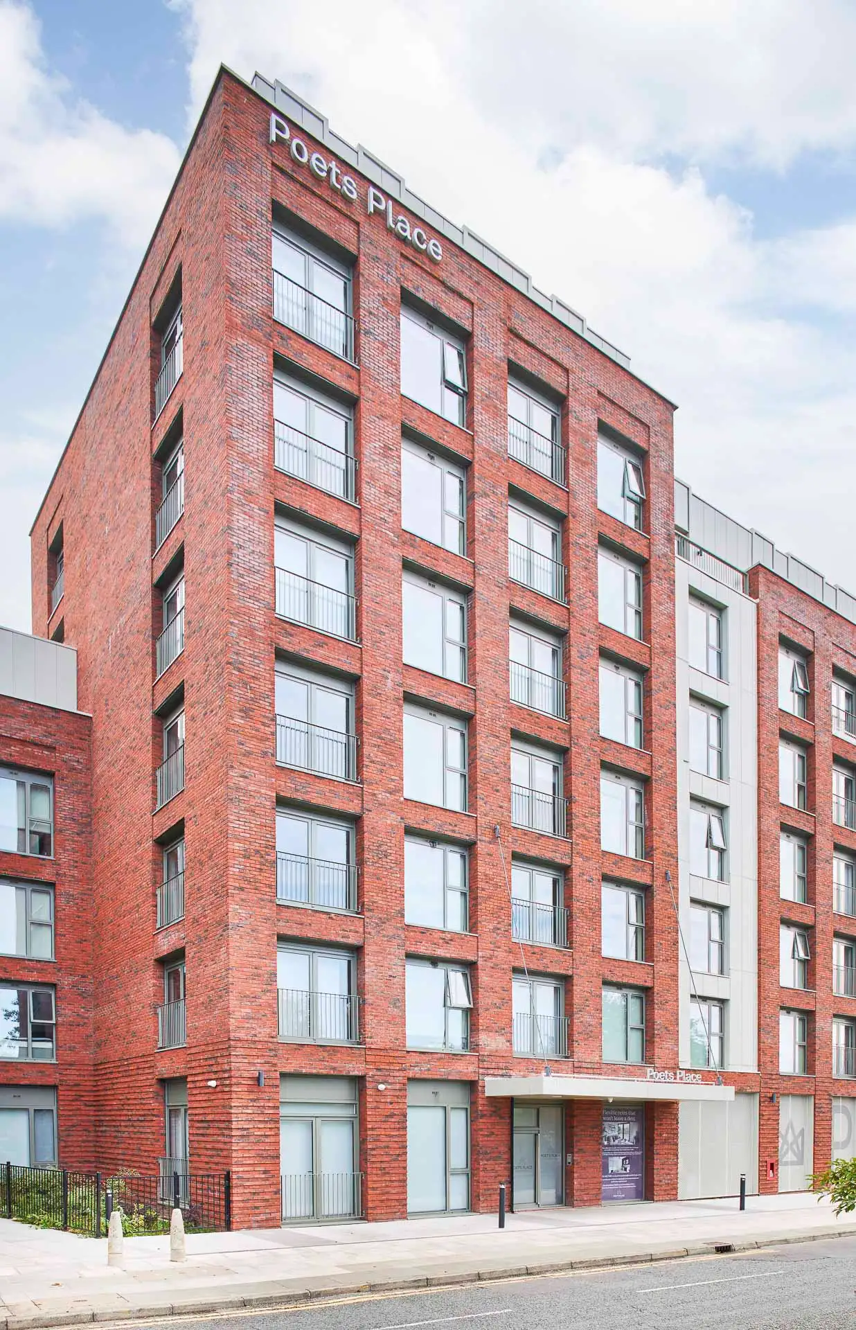 Poets Place exterior of development