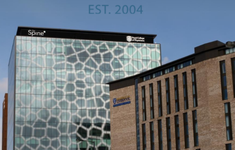 The Spine Building. Royal College of Physicians, University of Liverpool.