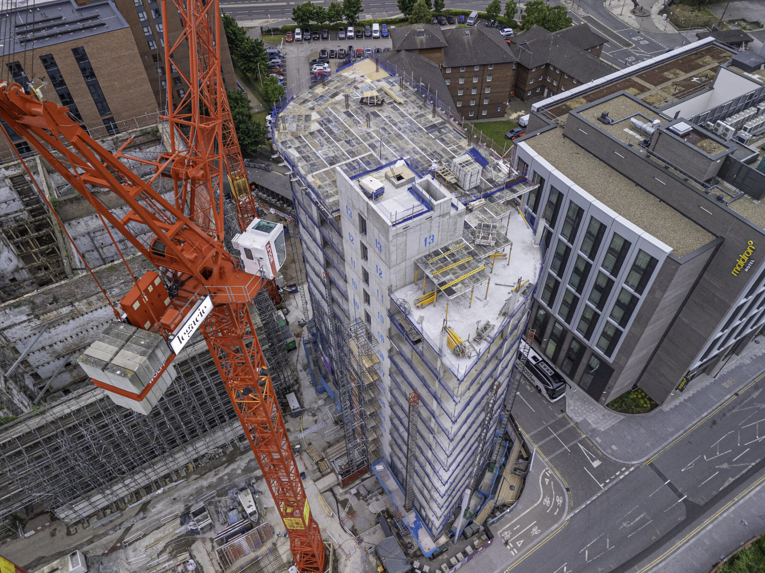 Exterior Image showing progress of construction of Maritime View Liverpool