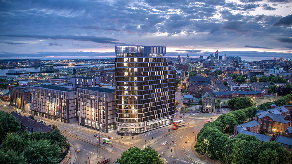 Image showcasing the exterior of Parliament Square Liverpool