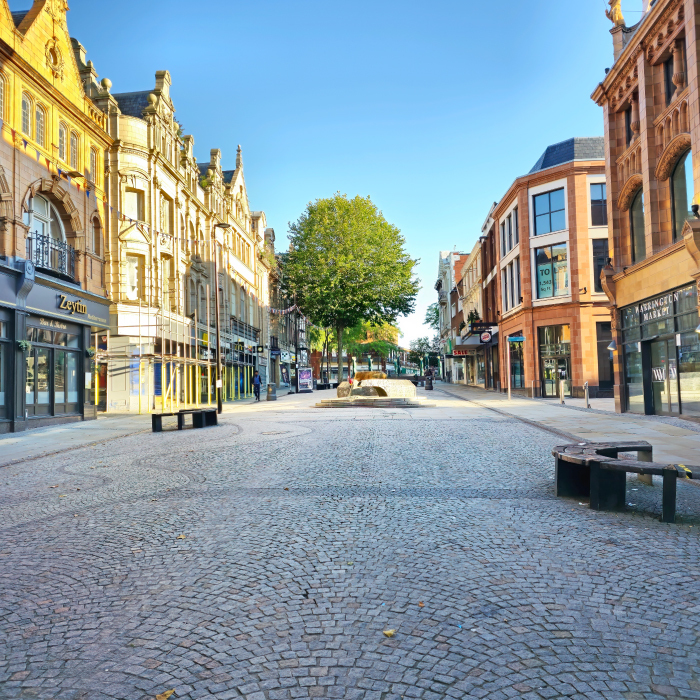 Warrington town centre