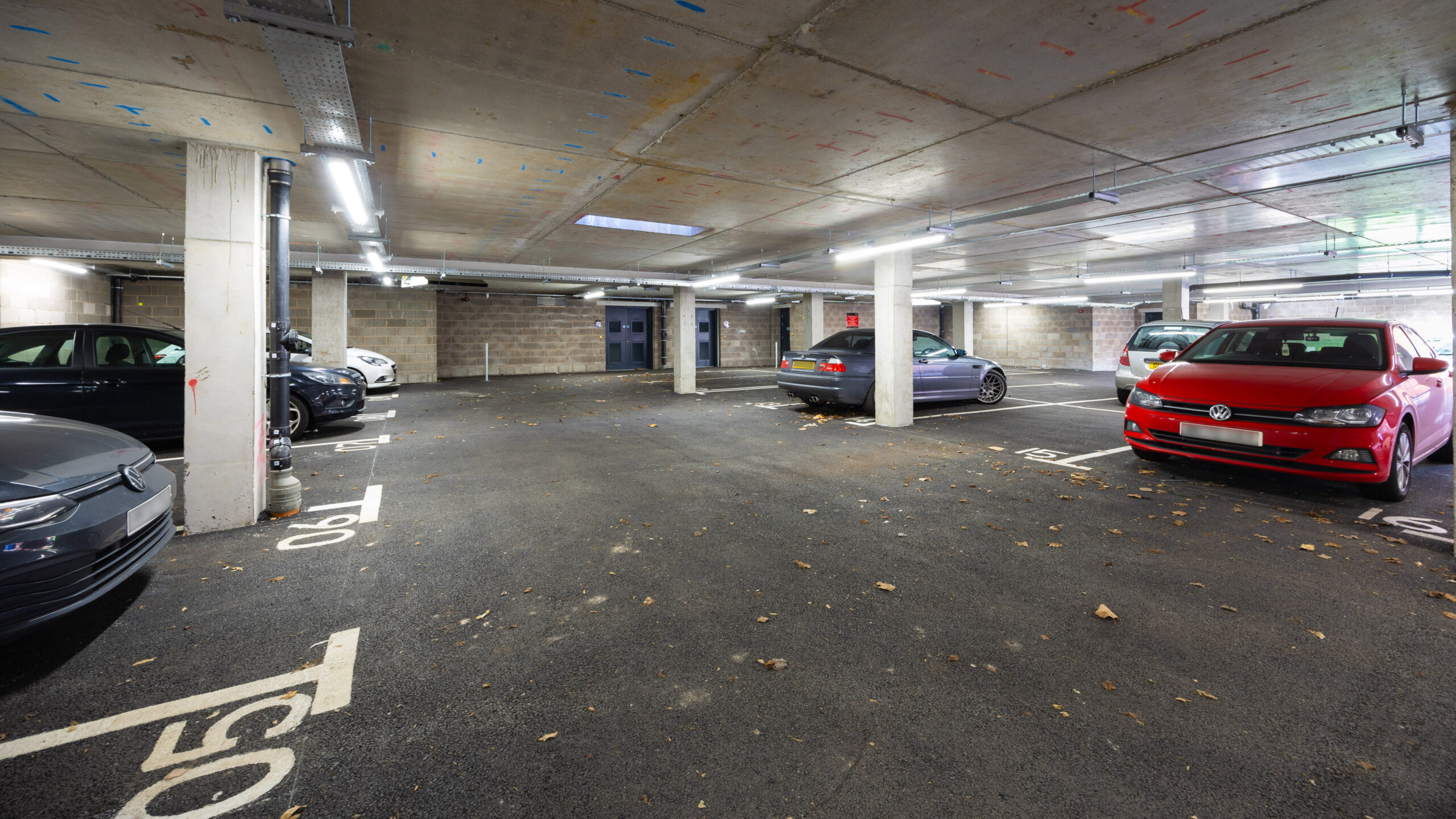 Onsite Parking at Merchant's Wharf Manchester Development