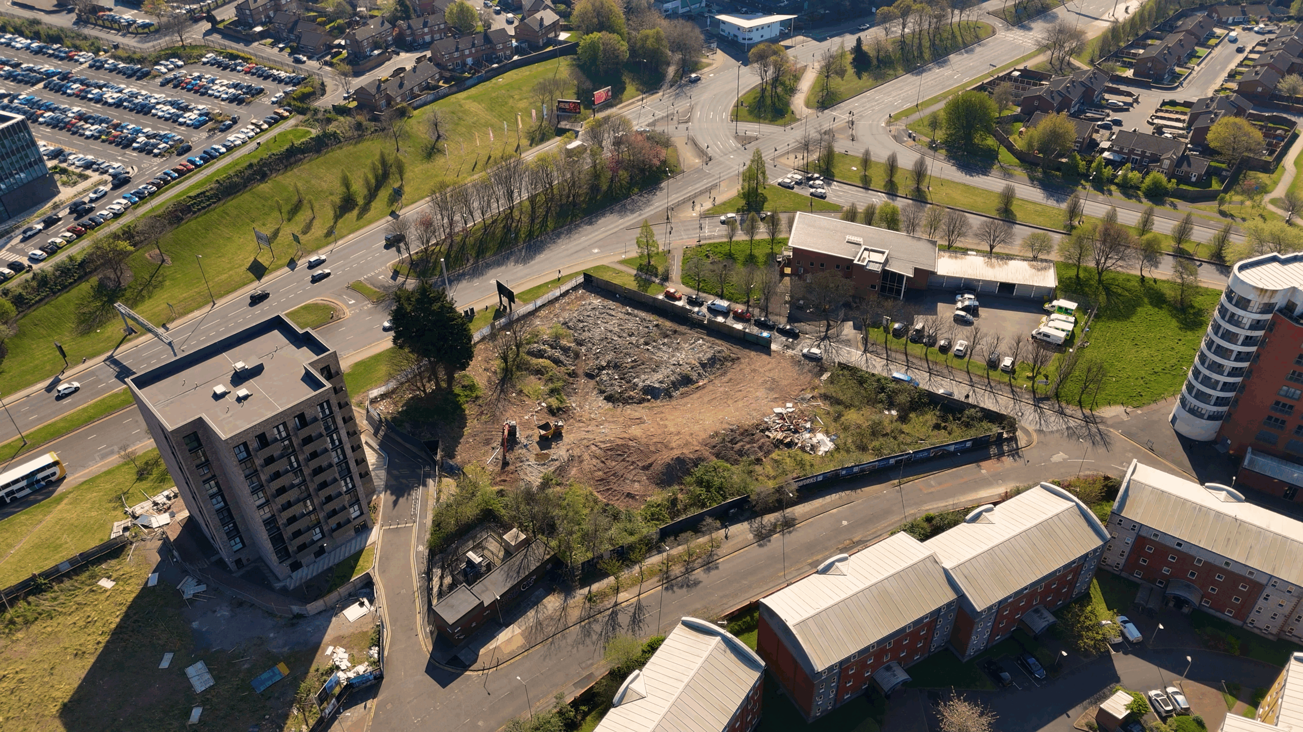 Image showing construction progress at SoapWorks Liverpool